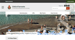 Desktop Screenshot of comune.sorrento.na.it